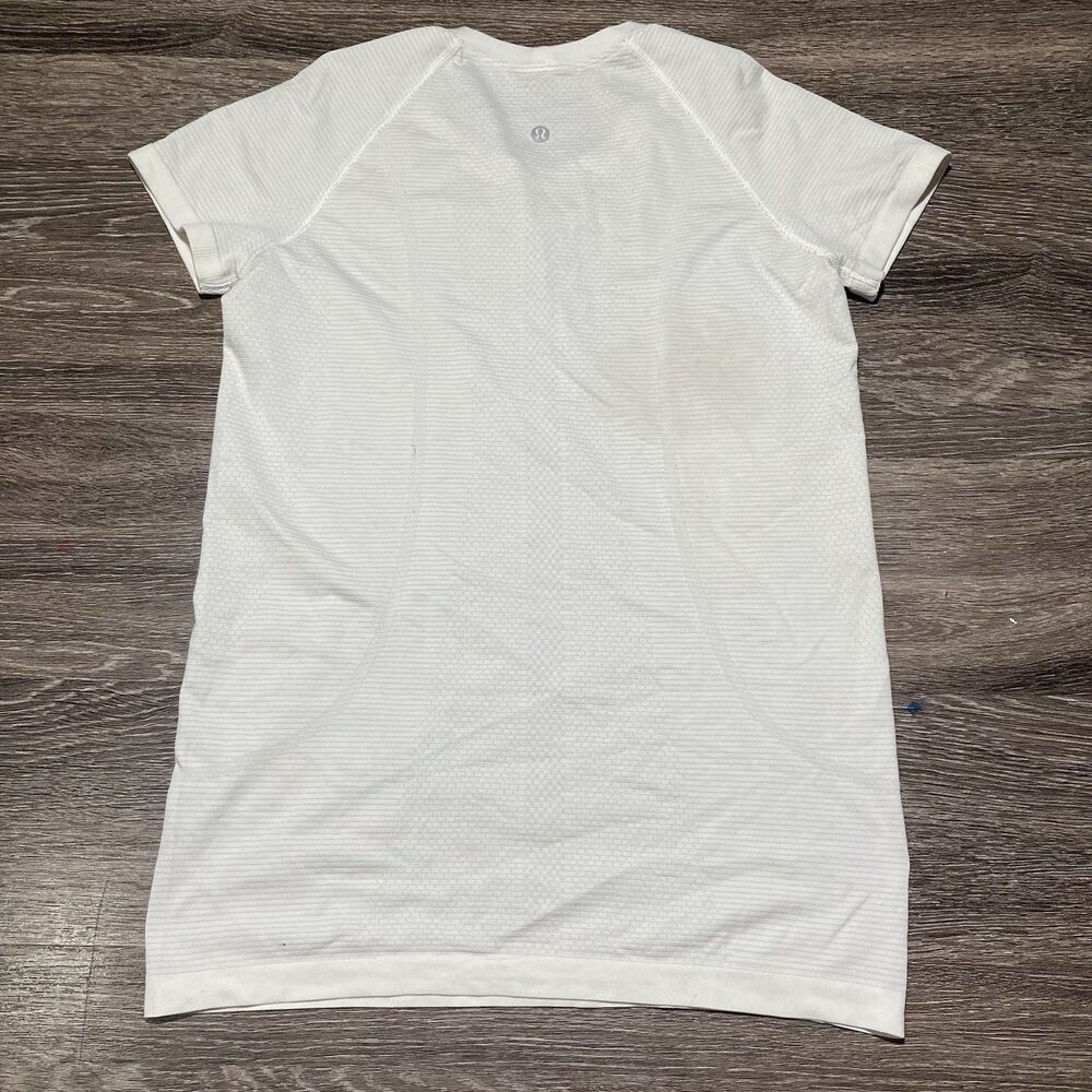Lululemon Swiftly Womens short Sleeve Shirt 8 light Pullover Crew neck Stretch - Picture 5 of 8